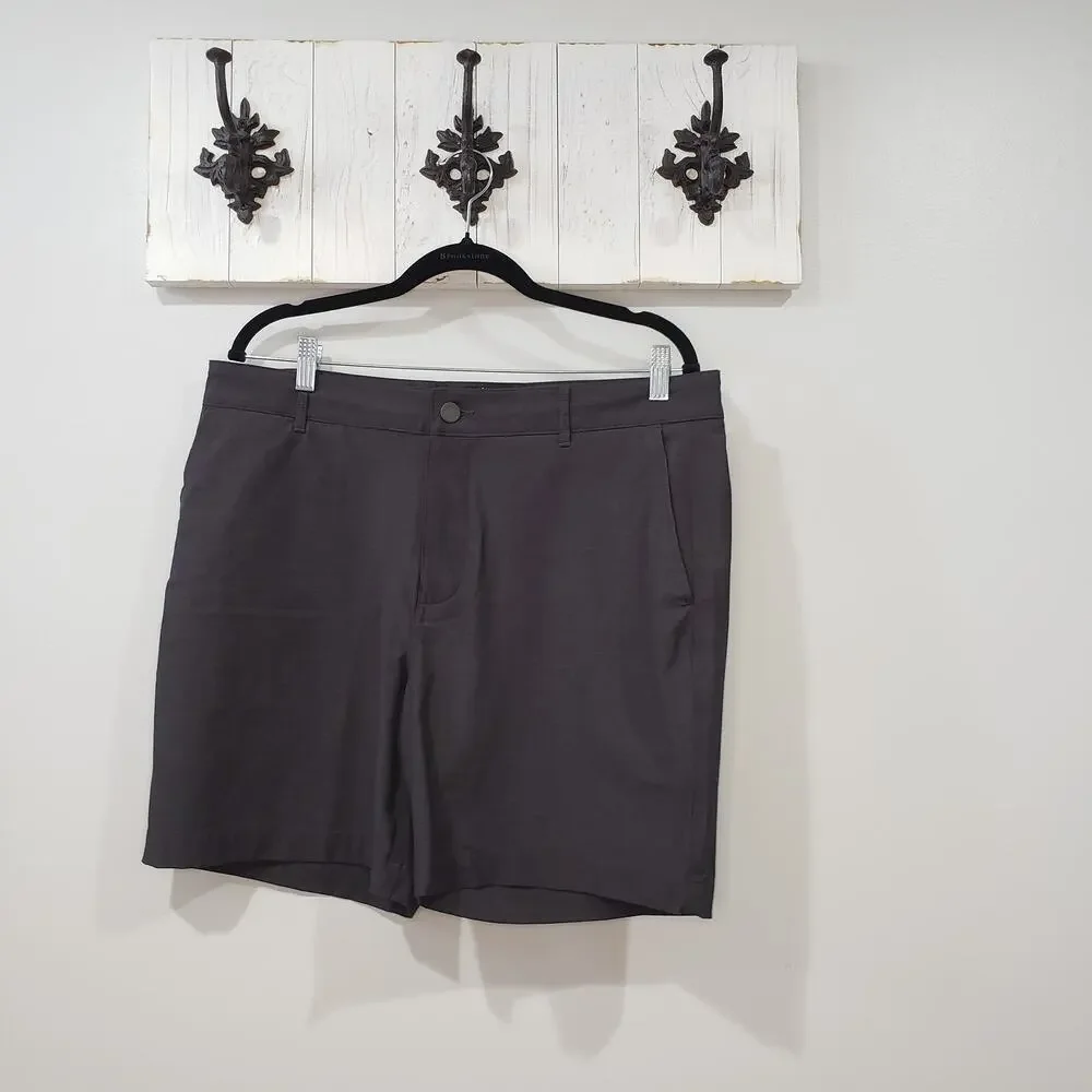 Faherty All Day Shorts 7” Mountain Coal Dark Gray Size 35